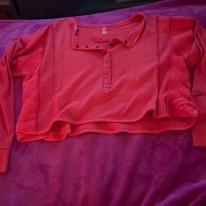 Free people cropped long sleeve